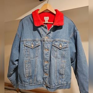 Vintage Denim Jacket w/ Fleece Lining